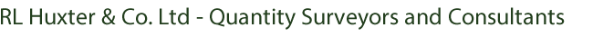 RL Huxter & Co. Ltd. - Quantity Surveyors and Consultants